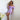 Purple Strapless Mini Dress – Wood Ear Trim Versatile Party Dress