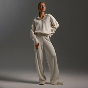Women's Knitted Sweatshirt and Joggers Tracksuit Two-Piece Set