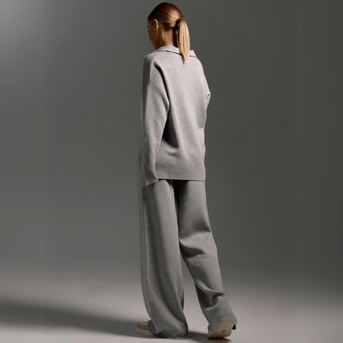 Women's Knitted Sweatshirt and Joggers Tracksuit Two-Piece Set