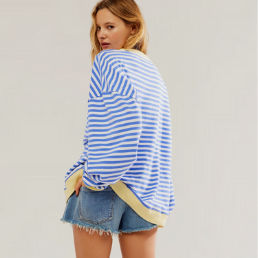 Striped Oversized Sweater – Relaxed Colourful Knit Jumper