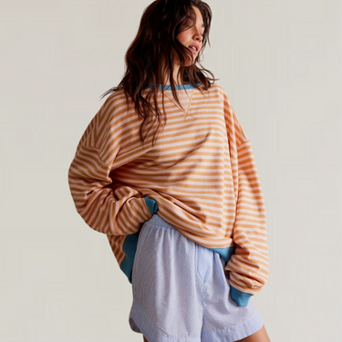Striped Oversized Sweater – Relaxed Colourful Knit Jumper