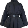Matilda | Quilted Jacket with Belted Waist and High Collar