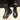 Lettice | Black Leather Boots with Non Slip Sole