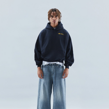 Nessa | Oversized Hoodie With Drawstring Hood And Kangaroo Pocket