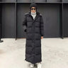 Gwendolyn | Long Quilted Jacket With Detachable Hood
