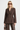 Brown Lace-Up Tailored Blazer – Side Detail Jacket